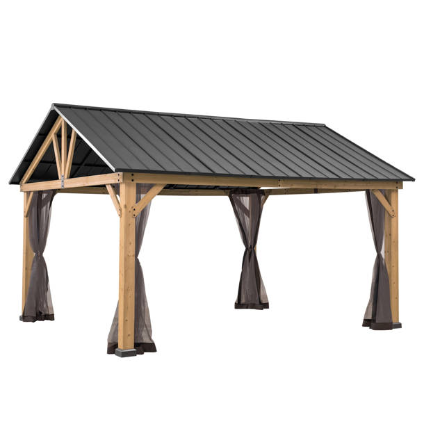 Sunjoy Universal Mosquito Netting for Wood Framed Gazebos & Reviews